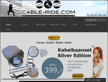 Tablet Screenshot of cable-ride.com